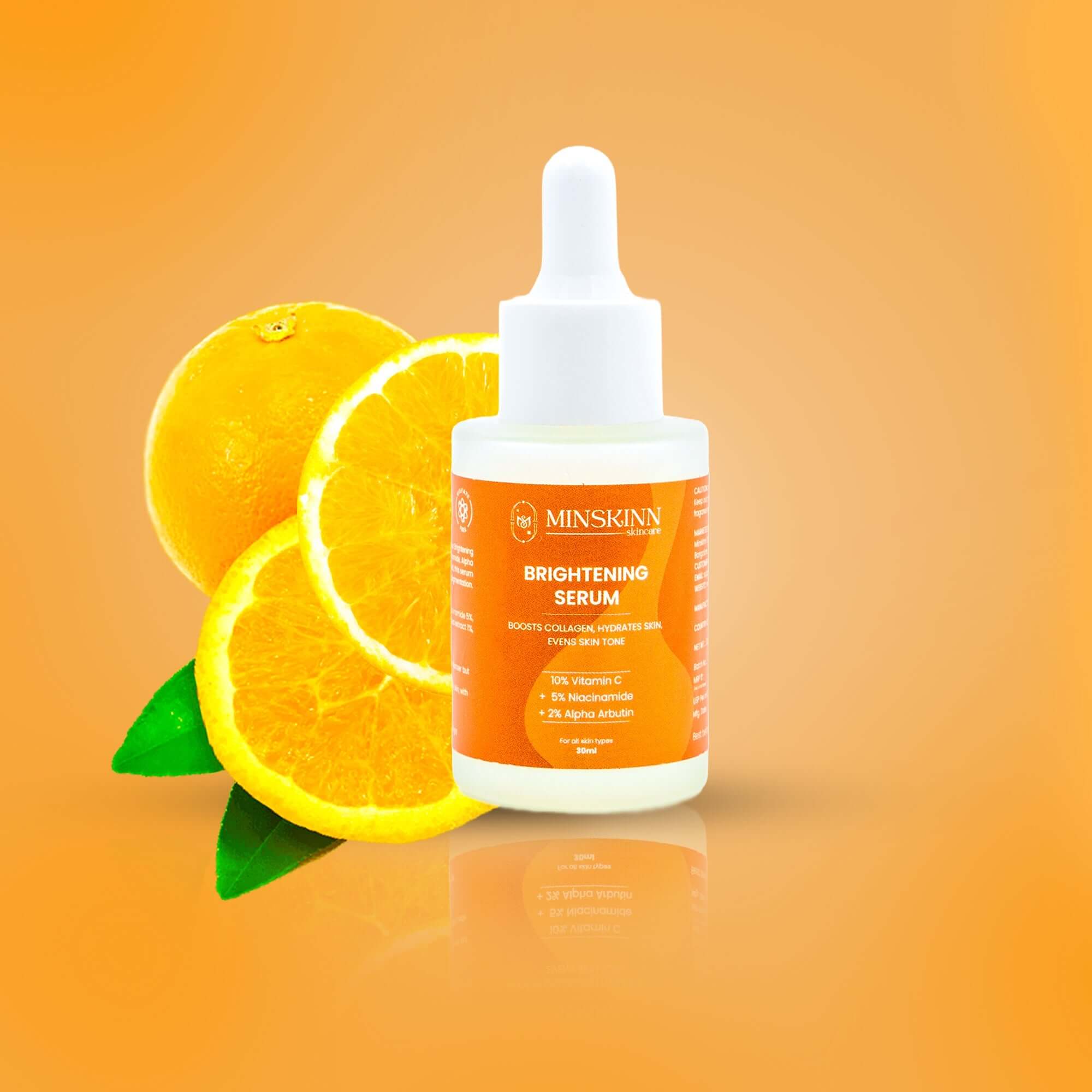 Brightening Serum for Radiant Youthful Skin Vitamin C Niacinamide Alpha Arbutin