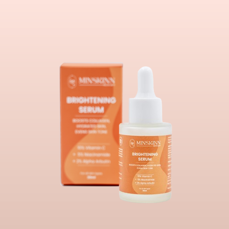 Brightening Serum for Radiant Youthful Skin Vitamin C Niacinamide Alpha Arbutin